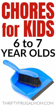 Need chore ideas for your kids?  Here are the jobs that our kids do at 6 and 7 years old along with lots of helpful tips!  #thriftyfrugalmom #choresforkids #kidschores #choreideas Chores For Kids By Age, Chore Ideas, Age Appropriate Chores For Kids, Parenting Teens Humor, Parenting Activities, Toddler Chores, Age Appropriate Chores, Frugal Mom, Toddler Discipline