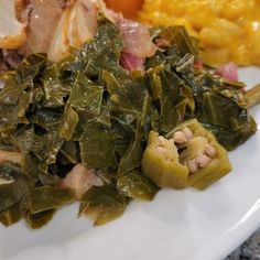 Smoked Turkey Collard Greens Recipe - Etsy UK Crockpot Collard Greens, How To Cook Collards, Collard Greens With Bacon, Southern Style Collard Greens, Bacon Recipe, Turnip Greens, Southern Cooking