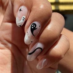 Ghost Nail Art Halloween. There are any references about Ghost Nail Art Halloween in here. you can look below. I hope this article about Ghost Nail Art Halloween can be useful for you. Please remember that this article is for reference purposes only. #ghost #nail #art #halloween Tan Nail Designs, Spring Ghost, Halloween Toe Nails, Ghost Nail, Cartoon Nail Designs, Ghost Nails, Nail Tip Designs, White Nail Designs