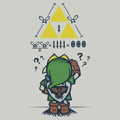 an image of the legend of zelda character with question marks on his face and head