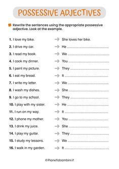 a printable worksheet with words and phrases to help students learn how to use the