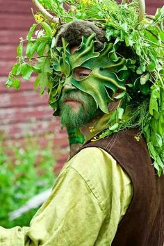 Goblin Clothes, Guiseppe Arcimboldo, Druid Costume, Tired Person, Fairy Costumes, Fairy Festival, Fairy Tree, May Day, Beltane