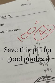 a piece of paper with an image of a car and the words save this pin for good grade