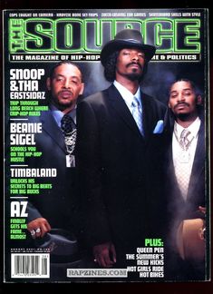 a magazine with two men in suits on the cover