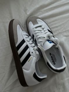 Back To School Shoes Adidas, Samba Adidas Shoes, White And Black Sambas, Adidas Shoes Sambas, Adais Sambas, Adidas Smaba, Adidas Samba Grey, Shoes Adidas Samba, Shoe Ideas For School