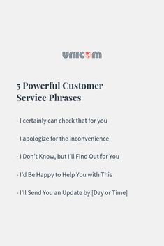 the five powerful customer service phrases that you can use to improve your business's growth