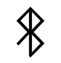 the letter k is made up of two intersecting lines and has an arrow in it