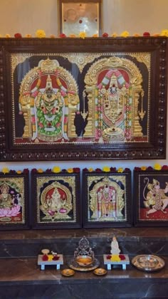 Pooja Setup, Thulasi Plant Decoration, Pooja Room Ideas Indian, Dev Ghar, Pooja Photos, Room Arrangement Ideas, Mandir Designs