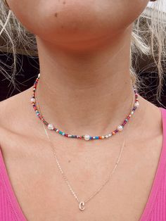 This necklace is perfect for the summer and with any outfit! Multicolored Multiple Pearls Seed Bead Necklace Seed Bead Necklace, Beaded Necklaces, Loom Beading, Bead Necklace, Seed Bead, Pearl Beads, Loom, Seed Beads, Necklace Etsy