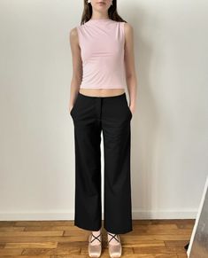 Neck Tank Top Outfit, Tank Top Outfit, Tank Top Outfits, Sandy Liang, Top Outfit, Girl Inspiration, Current Styles, Mood Board Fashion, Fashion Killa