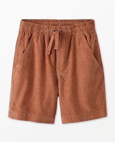 Stay bright in these lightweight colorblock corduroy shorts, perfect for warmer days. Crafted with quality that lasts from season to season. • 100% cotton corduroy • Like new wash after wash • Easy pull-on waistband with functional drawcord • OEKO-TEX® STANDARD 100 certified safe from hundreds of harsh chemicals 100% cotton corduroy Encased elastic waistband Adjustable drawcord Faux fly Side seam pockets Back patch pockets Above knee-length Prewashed Imported. Boy, Boys Clothes, Shorts, Back to Brown Corduroy Shorts With Pockets, Brown Corduroy Shorts, Clothes Shorts, School Shorts, Pajama Dress, Corduroy Shorts, Boys Clothes, Back To School Outfits, Short Leggings