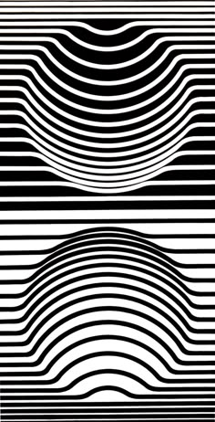 an abstract black and white background with wavy lines in the shape of rectangles