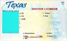 Texas Driver License, Driver License Template, Personal Background, Business Writing Skills, Drivers Permit, Birth Certificate Template, Doctors Note, Driver License