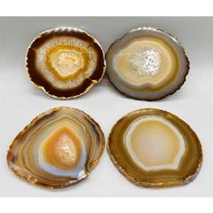 Set of 4 Agate altar tiles Stone Giant, Agate Slices, Brazilian Agate, Crystal River, Agate Coasters, Museum Store, Z Gallerie, Coaster Furniture, Agate Geode