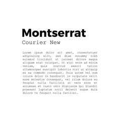 an image of a white background with the words montserrat in black and white