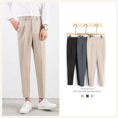 [PaidAd] 54 Trouser Pants Outfits Recommendations To Try Out This Fall #trouserpantsoutfits Slim Pants Outfit Men, Chinos Pants Outfit Men, Fitted Trousers Outfit, Formal Pant Men, Trousers Men Outfit, Suit Trousers Outfit, Men Trousers Outfit, Formal Pants Outfit, White Pants Outfit Men