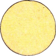 an image of a round yellow object on a white background in the shape of a circle