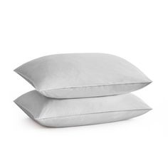 This classic feather and down pillow is specially designed with double-layered cotton fabric to avoid the prick feel of the feather, so even sensitive sleepers can enjoy a cozy, restful sleep. Package each pair vacuum-packed and sealed in a beautiful zippered package with the insert. Note: Down and feather-filled products are packed tightly during shipping. Upon receipt, fluff gently, and allow several hours to recover the full loft. In addition, being sealed in plastic packaging sometimes cause Bedding Essentials, Plastic Packaging, Restful Sleep, Down Pillows, Joss And Main, Master Suite, Signature Style, Guest Room, Bed Pillows