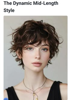 Very Short Hair Styles For Women, Pixie Haircut Messy, Wavy Pixie Cut Round Face, Mod Haircut Women, Short Curly Haircuts With Bangs, Long Pixie Hair, Feminine Short Hair, Torso Anatomy, Villain Oc