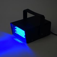 35W Mini Strobe Light with 24 Bright Blue LEDs, Stage Uplight with Variable Flash & Speed Control Blue Led Corn Lights, Led Lights Mini, Led Centerpieces, Vase With Lights, Strobe Light, Stage Backdrop, Disco Lights, Event Lighting, Flash Light