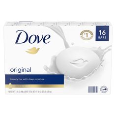 Dove White Beauty Bar combines a gentle cleansing formula with a 1/4 moisturizing cream that leaves your skin feeling soft and smooth without the drying that can be caused by ordinary soap. This beauty bar soap is perfect for everyday use and can be used on your face, body, and hands for a gentle, nourishing clean.Is this Dove White Beauty Bar Gentle on Skin?This Dove Beauty Bar uses a classic moisturizing formula with a 1/4 moisturizing cream to gently cleanse your skin and replenish its natura Dove Bar Soap, Dove Bar, Dove Beauty Bar, Pamper Skin, Dove Soap, Dove Beauty, Dove White, Gentle Skin Cleanser, Mild Cleanser