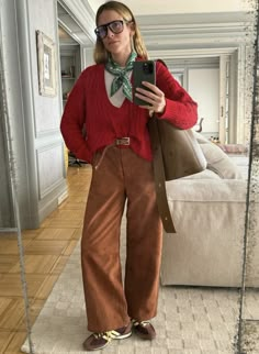 Thrifted Christmas, Today I Learned, Midsize Outfits, Fall 24, Red Sweater, Holiday Style, Never Too Late