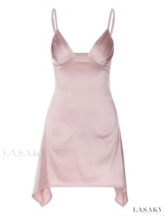 Marley Backless Mini Ensemble Cami Mini Dress, Mini Cami Dress, Backless Mini Dress, Sling Dress, Satin Mini Dress, Pink Mini Dresses, Designer Style, Sizing Chart, Elegant Woman