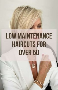 20 Best Low Maintenance Haircuts for Women Over 50 Easy Short Haircuts, Wedge Haircut, Choppy Bob, Low Maintenance Hair