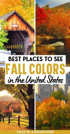 the best places to see fall colors in the united states