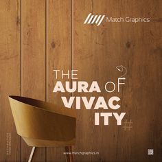 a chair sitting in front of a wooden wall with the words, the aura of vivec ity