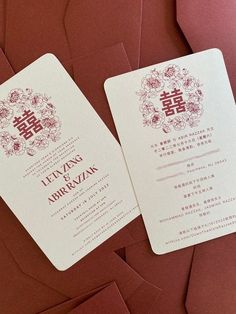 Chinese Double Happiness Modern Wedding Rectangular Invitation: Peonies - Etsy Australia Chinese Modern Wedding, Wedding Invitations Chinese, Traditional Modern Wedding, Chinese Wedding Traditions, Korean Wedding Traditions, Modern Card Design, Chinese Banquet