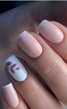 This Summer Awesome and Cool Nail Design and Nail Polish Ideas 9 Cute Nail Polish, Nagellack Trends, Pink Manicure, Fall Nail Art Designs, Pink Nail Art, Manicure Ideas, Short Acrylic Nails Designs, Gel Nail Designs, Cool Nail Designs