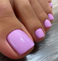 Light Pink Pedicure Toenails, Purple Toe Nails, Fall Toe Nails, Popular Nail Colors, Pedicure Ideas, Pedicure Colors