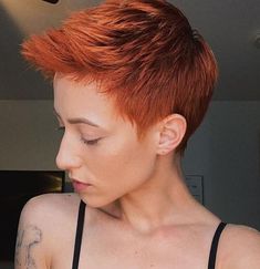 Haircut For Woman, Super Short Pixie Cuts, Short Textured Hair, Haircut Styles For Women, Short Dark Hair, Short Haircut Styles, Stylish Short Haircuts, Change Hair, Bright Hair Colors