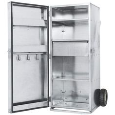 Weaver Livestock Galvanized Showbox Single Door 5` Trade Show Exhibit, Frame Making, Savings Box, Showing Livestock, Box Shelves, Bottom Shelf, Grooming Tools, Top Freezer Refrigerator, Single Doors