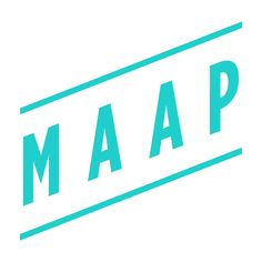 the word maap is written in blue on a white background