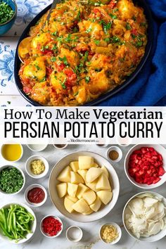 how to make vegetarian persian potato curry is an easy and delicious side dish that's ready in less than 30 minutes