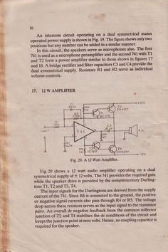 an old book with some type of electronic circuit