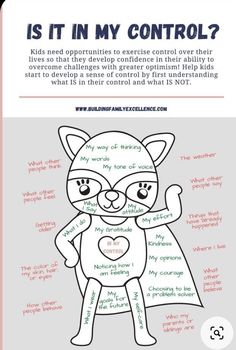 Impulse Control Coping Skills, In My Control Out Of My Control Activity, Boundary Activities For Kids, Positive Action Activities For Kids, Self Control Activities For Kids, In My Control, Circle Of Control