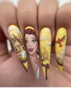 Disney Inspired Nails, Nail Art Set, Art Disney, Nail Paint, Nail Tools, Nail Polish Colors