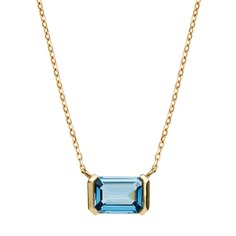 Dazzle everyone with this stunning sapphire pendant. The featured teal sapphire is strong enough to be worn daily. Our 14-karat yellow gold has added alloys that produce a bright and beautiful shade that is sure to impress. The lobster clasp has a locking lever mechanism that will keep this piece securely in place. Gem Stones Necklace, Gem Pendant Design, Teal Sapphire Necklace, Blue Emerald Necklace As Elegant Gift, Elegant Blue Emerald Gemstone Necklace, Elegant Blue Emerald Necklace Gift, Couple Ring Design, Gem Pendant, Sapphire Necklace Pendants