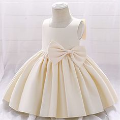 https://www.homepartyking.com/product/idopip-flower-girl-bowknot-tutu-dress-for-kids-baby-princess-wedding-bridesmaid-birthday-party-pageant-baptism-dresses-6m-10t Toddler Wedding Dress, Champagne Ball Gown, Champagne Flower Girl, Flower Girl Dresses Champagne, Puff Skirt, Satin Flower Girl Dress, Adorable Dresses, Dress Photoshoot