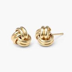 Forget Me Knot Earrings - Gold Plated Jewelry Staples, Contemporary Accessories, Knot Earrings, Spoil Yourself, Custom Earrings, Trendy Earrings, Traditional Jewelry, Earrings Collection, Sterling Silver Studs