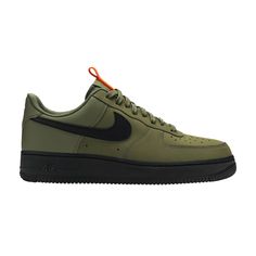 Find NIKE Air Force 1 Low 'medium Olive on Editorialist. Air Force 1 Low 'Medium Olive' Olive Green Sneakers, Olive Green Shoes, Sneakers Air Force, How To Tie Shoes, Nice Clothing, Green Sneakers, Hype Shoes, Nike Air Force 1 Low, Mens Nike Air