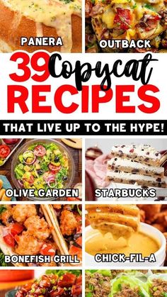 the top 30 copycat recipes that live up to the hype