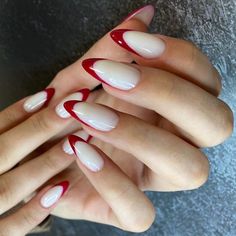 Solid Color Acrylic Nails, French Manicure Acrylic Nails, Acrylic Nail Designs Classy, Ruby Nails, Minimal Nails Art, Minimal Nails