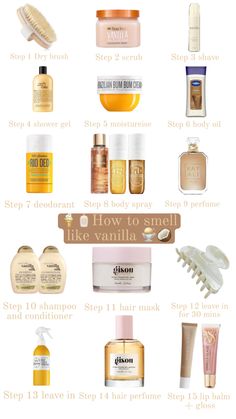 Product recommendations that smell like edible vanilla Vanilla Fragrance Combos, Body Cream And Perfume Combos, How To Smell Like Vanilla On A Budget, Smelling Like Vanilla, Good Vanilla Perfume, How To Smell Like Winter, How To Smell Amazing All Day, How To Smell Like Coconut And Vanilla, How To Smell Good All Day Products