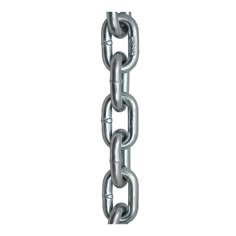 3/8 in. x 15 ft. Grade 30 Proof Coil Chain Zinc Plated Heavy-Duty Carry Bag Chains Reference, Chains Breaking, How To Make A Rain Chain, Chain Reference, Cargo Truck, Youtube Design, Plastic Buckets, Object Drawing, Rain Chain