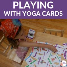 How to Play with Yoga Cards for Kids (Printable Poster) - Kids Yoga Stories | Yoga stories for kids Toddler Yoga, Yoga Poses For Kids, Executive Functions, Partner Yoga Poses, Yoga Games, Yoga Kids, Childrens Yoga, 4 Family, Yoga Story