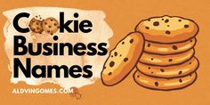 cookies with the words cookie business names